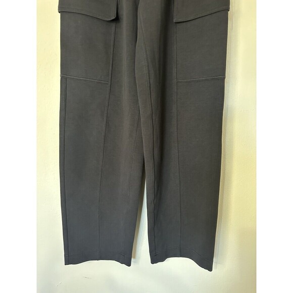Lululemon Cotton-Blend Double-Knit Mid-Rise Cargo Pant Black Size 2 MSRP $148 - Picture 5 of 8